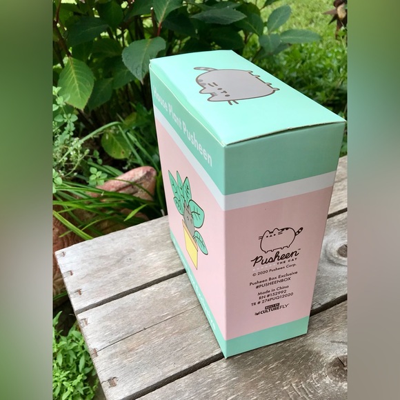 NEW 2020 PUSHEEN The Cat Fern House Plant Cat Kitty Vinyl Toy Collectible Kawaii - Picture 4 of 8